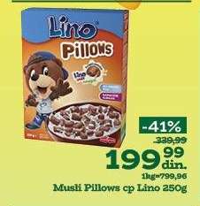 Musli pillows cp Lino 250g
