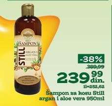 Šampon za kosu Still argan i aloe vera 950ml