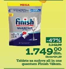 Tablete za sudove all in one quantum Finish 72kom.