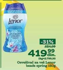 Osvěživač za veš Lenor beads spring 150g
