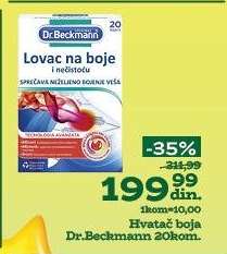 Hvatač boja Dr.Beckmann 20kom.