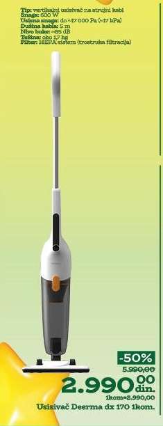 Usisivač Deerma dx 170 1kom.