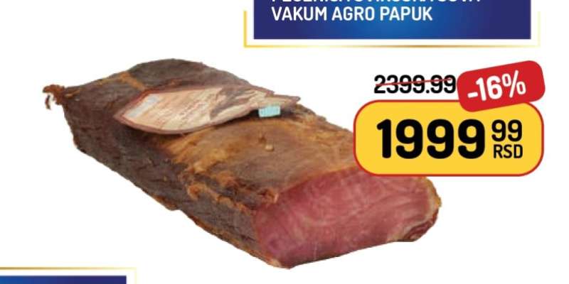Pečenica u vakuumu AGRO PAPUK