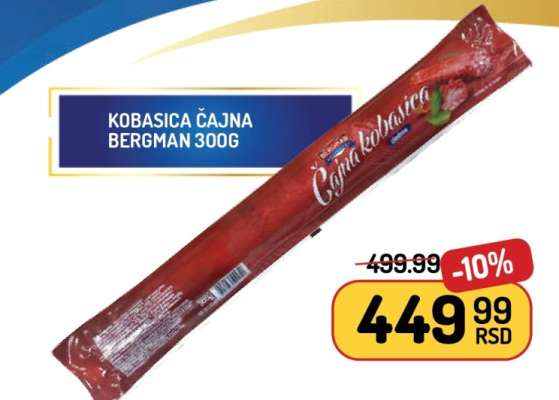 Kobasica Čajna Bergman 300g