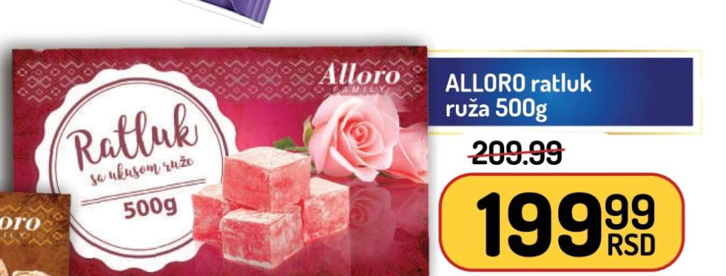 ALLORO ratluk ruža 500g