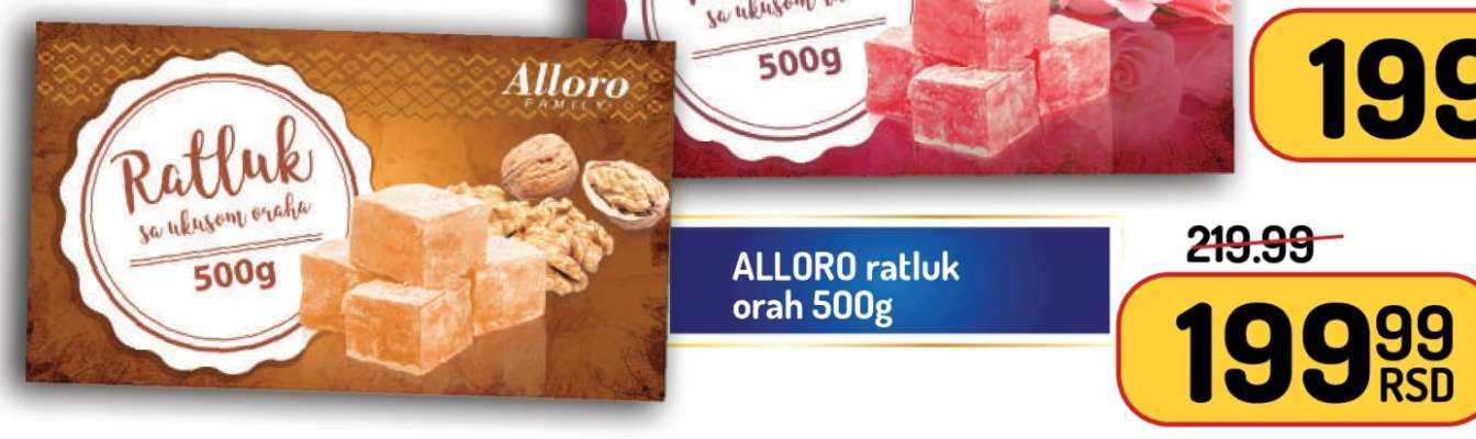 ALLORO ratluk orah 500g