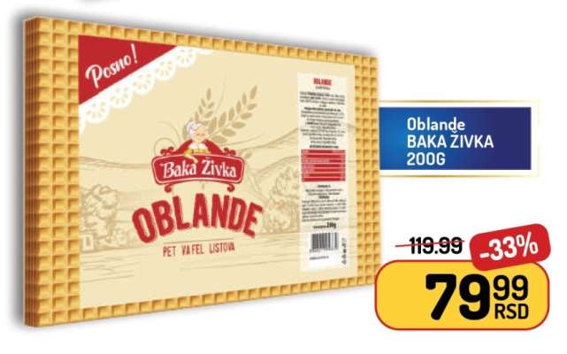 OBLANDE BAKA ŽIVKA 200g