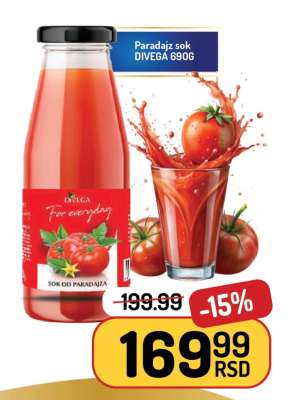 Paradajz sok DIVEGA 690G