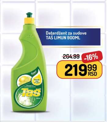 Deterdžent za sudove TAS LIMUN 900ML