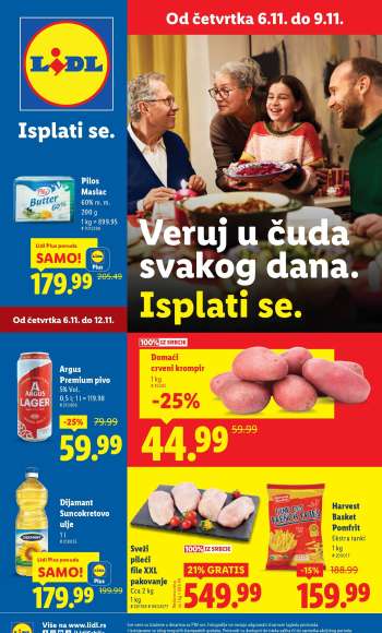 Lidl katalog - 06.11.2025 - 12.11.2025.