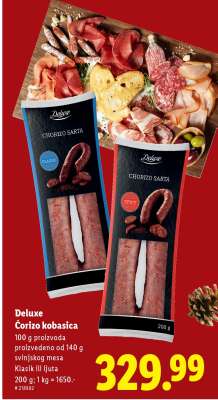Deluxe Ćorizo kobasica
