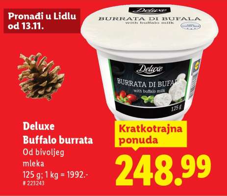 Deluxe Buffalo burrata