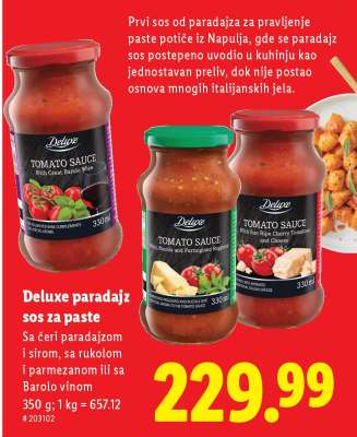 Deluxe Paradajz sos za paste