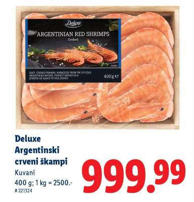 Deluxe Argentinski crveni škampi