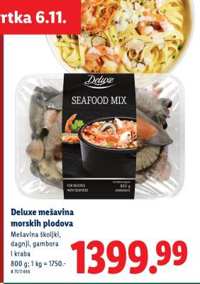 Deluxe Mešavina morskih plodova