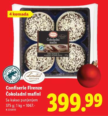 Confiserie Firenze Čokoladni mafini
