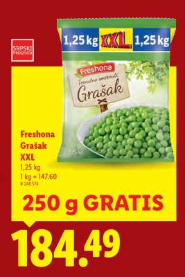 Freshona Grašak XXL