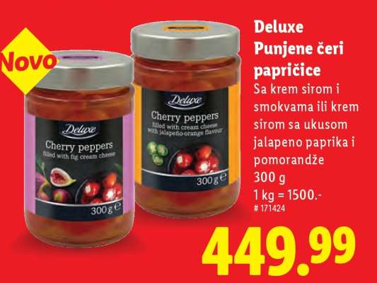 Deluxe Punjene čeri papričice