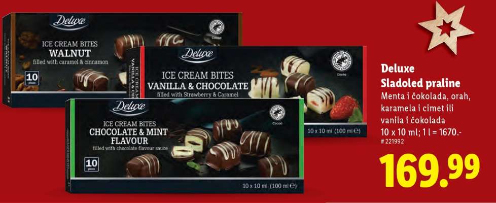 Deluxe Sladoled praline