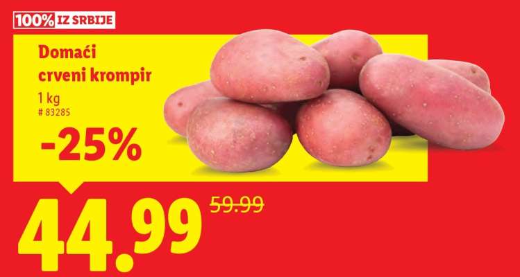 Domaći crveni krompir