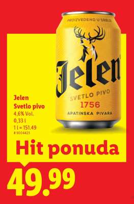 Jelen Svetlo pivo