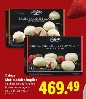 Deluxe Moči sladoled kuglice