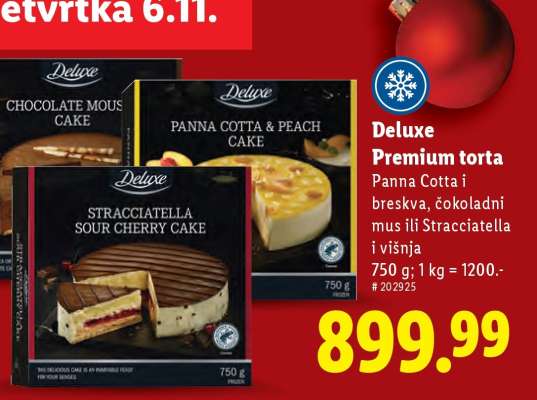 Deluxe Premium torta