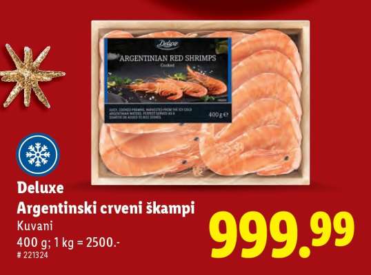 Deluxe Argentinski crveni škampi