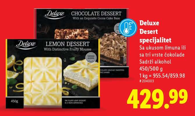 Deluxe Desert specijalitet