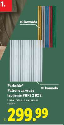 Parkside Patrone za vruće lepljenje PHPZ 2 B2 2