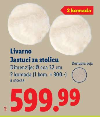 Livarno Jastuci za stolicu