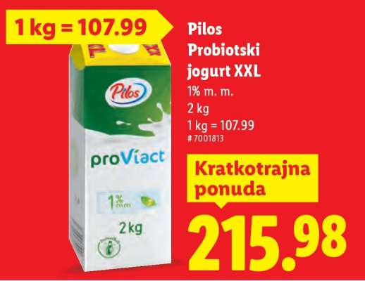 Pilos Probiotski jogurt XXL