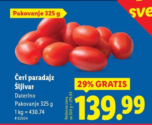 Čeri paradajz Šljivar