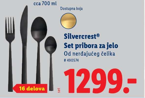 Silvercrest Set pribora za jelo
