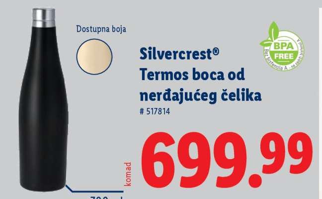 Silvercrest® Termos boca od nerđajućeg čelika