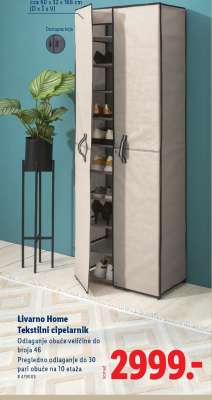 Livarno Home Tekstilni cipelarnik