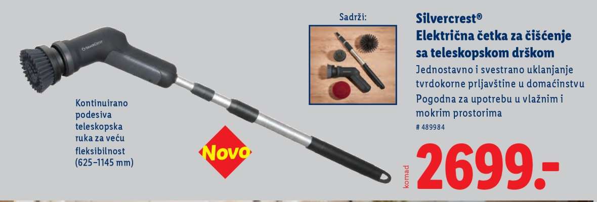 Silvercrest Električna četka za čišćenje