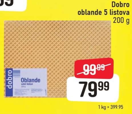 Dobro Oblande, 5 listova