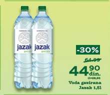 Voda gazirana Jazak 1,5l