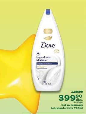 Gel za tuširanje hidratante Dove 700ml