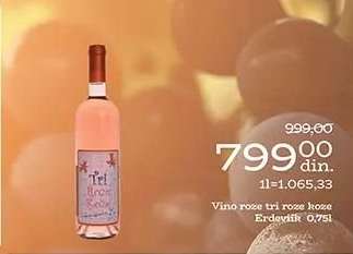 Vino roze Tri roze koze