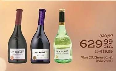Vino J.P. Chenet 0,75l