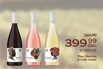 Vino Džervin 1l (više vrsta)