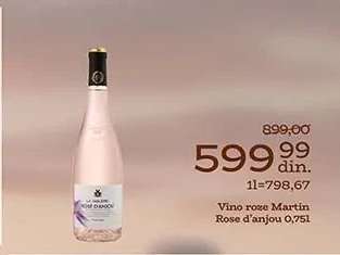 Vino roze Martin Rose d'anjou 0,75l