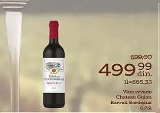 Vino crveno Chateau Guion Barrail bordeaux