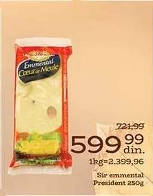 Sir emmental President 250g