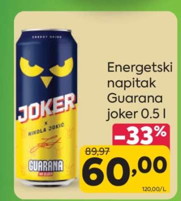Energetski napitak Guarana joker 0.5 l