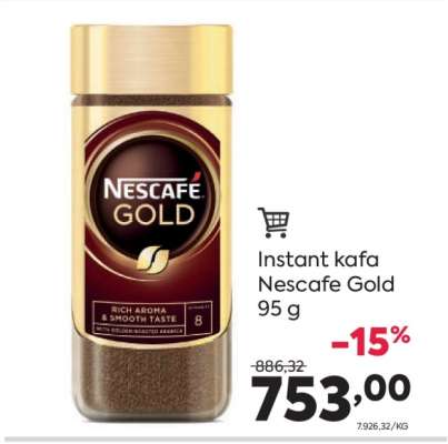 Instant kafa Nescafe Gold 95 g