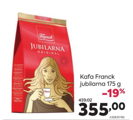 Kafa Franck jubilarnа 175 g