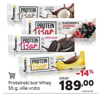 Proteinski bar Whey